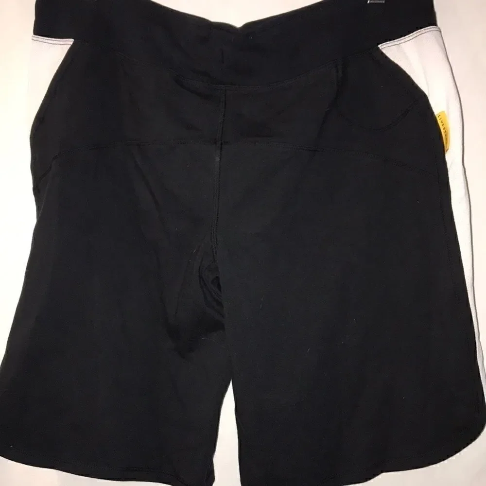 Riccardo Tisci x Nike Women's Black White Mesh Fit Dry Shorts‎ Size Medium NWT